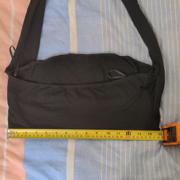 Black Criss Cross Halter Top - Picture 4 of 6